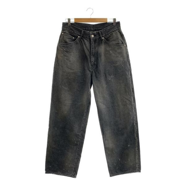 【s】ANCELLM TAPERED 5P DENIM PANTS 黒 ANCELLM - TAPERED 5P DENIM PANTS | BLACK | デニム | NapsNote