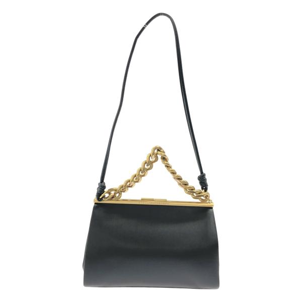 【美品】  STELLA McCARTNEY / ステラマッカートニー | ミディアム チャンキーチェーン 2WAY ショルダーバッグ | ゴールド/ブラック | レディース kldclothing_0ujhf54pmo0c