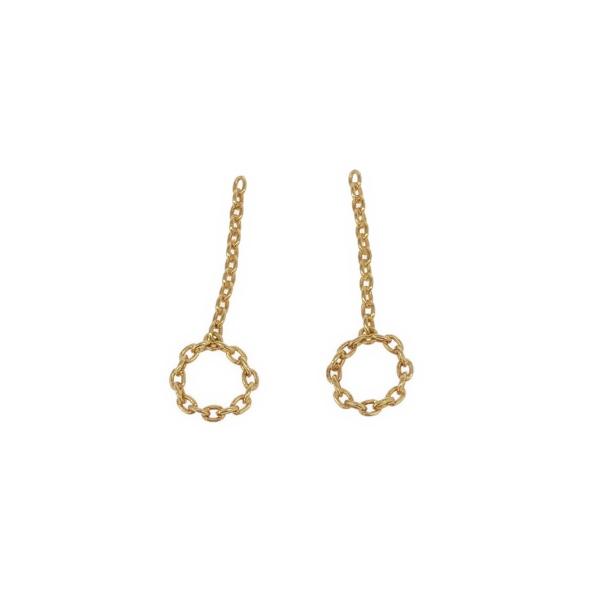 美品】 Shihara / シハラ | Chain Earrings チェーンピアス K18