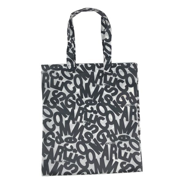 コムデギャルソン　双子トートバッグ COMME des GARCONS（コムデギャルソン） ナイロン ロゴ 総柄 双子