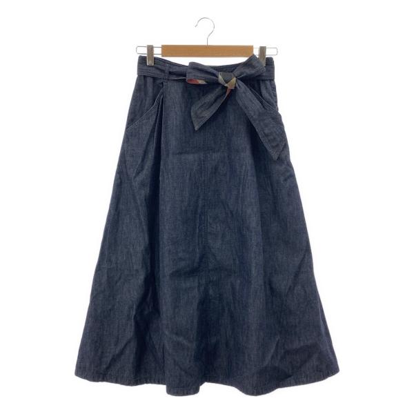 BURBERRY BLUE LABEL デニム スカート ノバチェック フレア BURBERRY BLUE LABEL デニム スカート ノバチェック フレア バーバリー