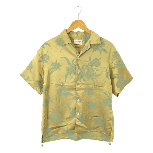 beautiful people - 【新品】  beautiful people / ビューティフルピープル | aloha jacquard open-necked shirt アロハ ジャガード オープンカラーシャツ ユニセックス | 36 | イエロー | レディース beautiful people 【新品】 / ビューティフルピープル | aloha