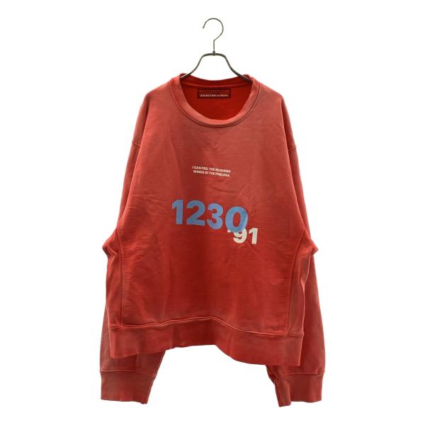 RRR123 RIVINGTON roi Rebis / リヴィントンロイレビス | UNION 30周年記念モデル ダメージ加工 スウェット | 2 | レッド | メンズ RRR123 RIVINGTON roi Rebis / リヴィントンロイレビス UNION 30周年