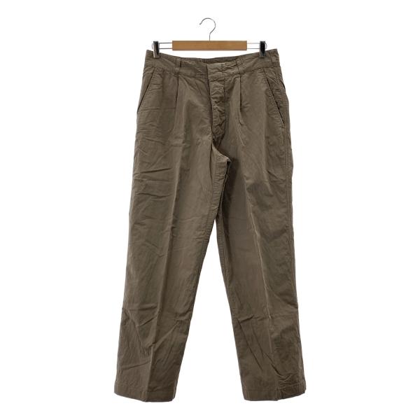 STONE  チノパン ボタンフライ ブラウン USED加工 48 STONE チノパン ボタンフライ ブラウン USED加工 48