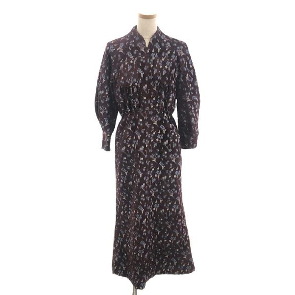 マメクロゴウチ☆mame☆Floral Jacquard Dress 美品】 Mame Kurogouchi / マメクロゴウチ | Floral Jacquard Flare