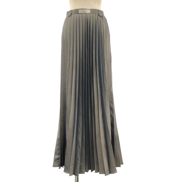 FUMIKA UCHIDA / フミカウチダ ウエストロゴ プリーツ ロング スカート