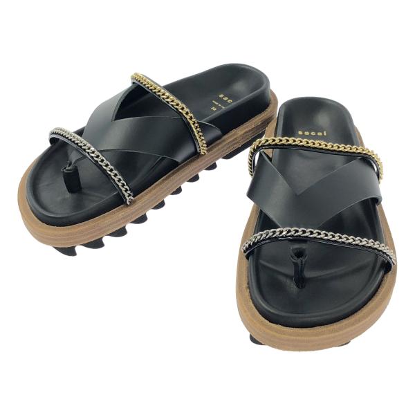 Sacai Hybrid Belt Sandals ハイブリッドベルトサンダル sacai - sacai 2023ss Hybrid Belt Sandals 36の通販 by cedar｜サカイ