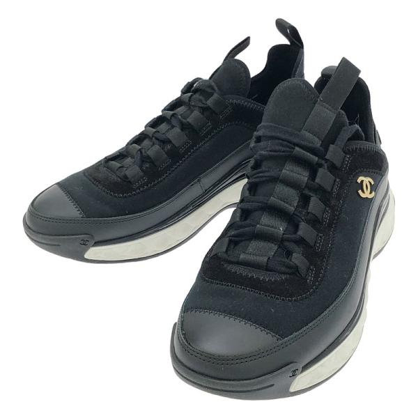 【正規】極美 シャネル CHANEL G35617 ココマーク スニーカー 37 極美 シャネル CHANEL G35617 ココマーク スニーカー 37