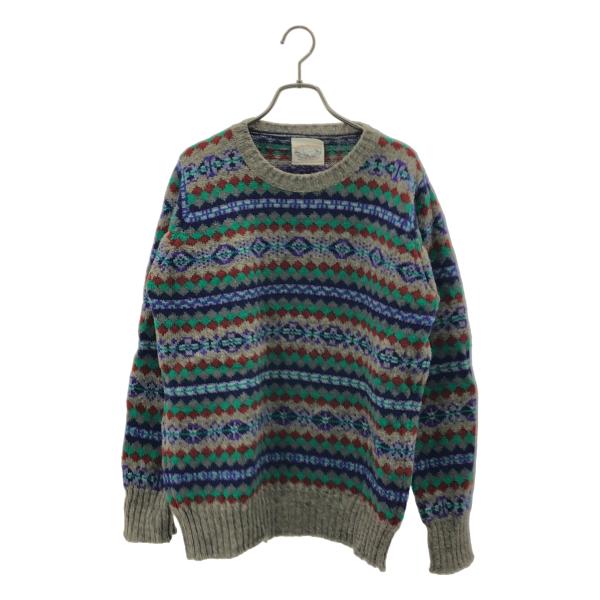 Jamieson's / ジャミーソンズ フェアアイル柄 クルーネック ニット