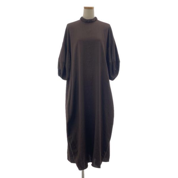 【新品】ENFOLD エンフォルド 立体スリーブドレス リネンライク ワンピース ENFOLD 【美品】 / エンフォルド | リネンライク 立体スリーブDRESS