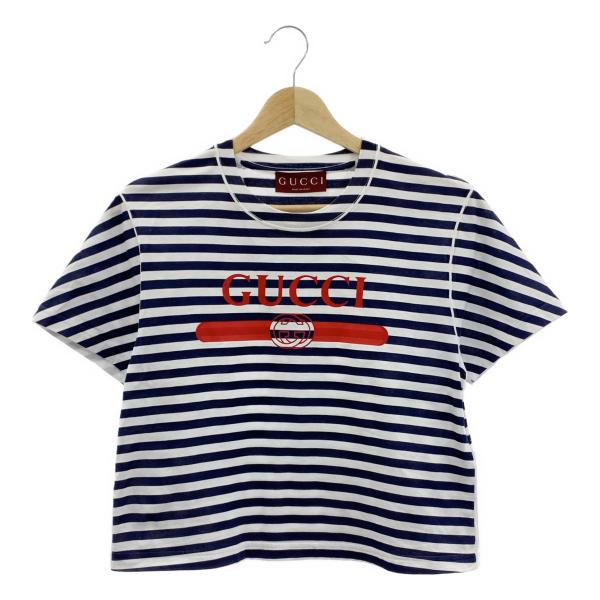 GUCCI インターロッキング GG Tシャツ 未使用 GUCCI（グッチ） インターロッキング ロゴ プリント Tシャツ