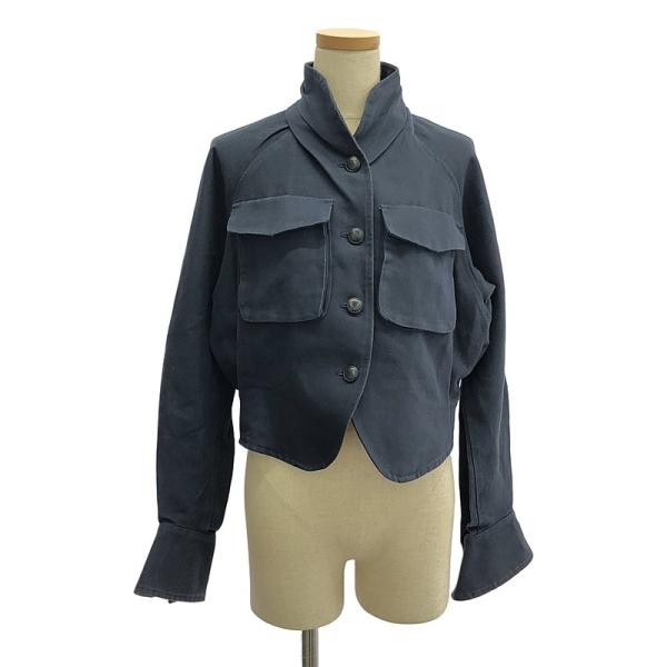 マメクロゴウチ ​Short Jacket Mame Kurogouchi / マメクロゴウチ | Cotton Linen Twill Short