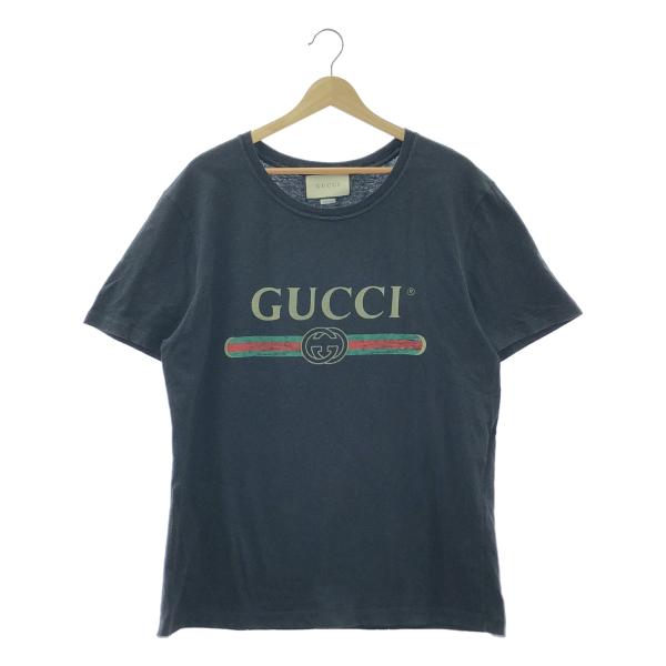 GUCCI（グッチ） ロゴ ウォッシュドオーバーサイズ Tシャツ : KLD