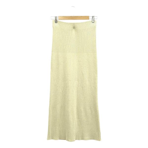 NOBLE / ノーブル | 2024AW リブニットタイトスカート F