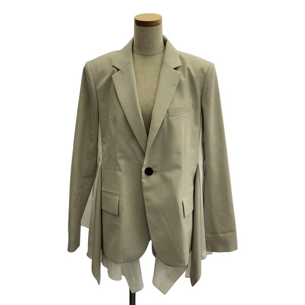 sacai / サカイ | 2024AW Suiting x Cotton Poplin Jacket sacai / サカイ | 2024AW Suiting x Cotton Poplin Jacket