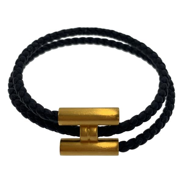 HERMES / エルメス レザー ブレスレット 《トゥルニ》 トレッセ : KLD