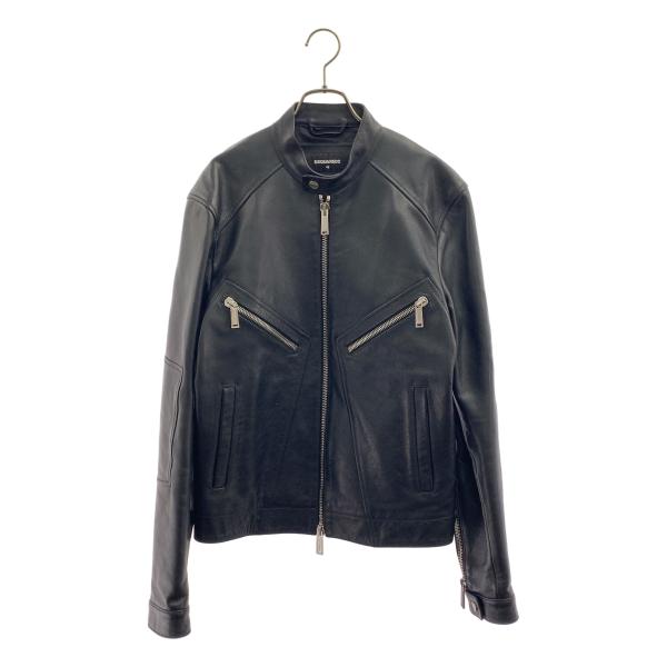 DSQUARED2（ディースクエアード） レザー シングル ライダース