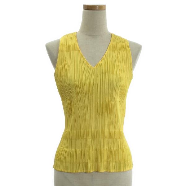 PLEATS PLEASE イッセイミヤケ タイダイ柄 カットソー ノースリーブ 美品✨PLEATS PLEASE イッセイミヤケ カットソー ノースリーブ