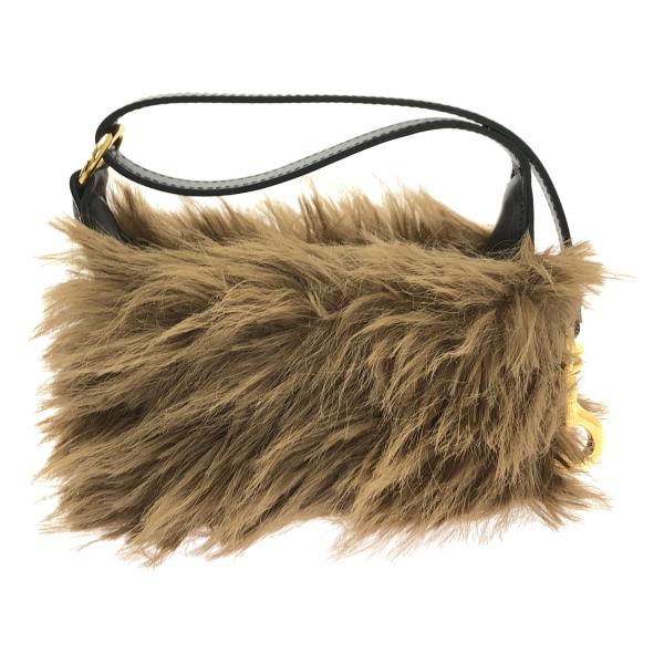 sacai（サカイ） Small Pochette Faux Fur 2Way スモールポシェット