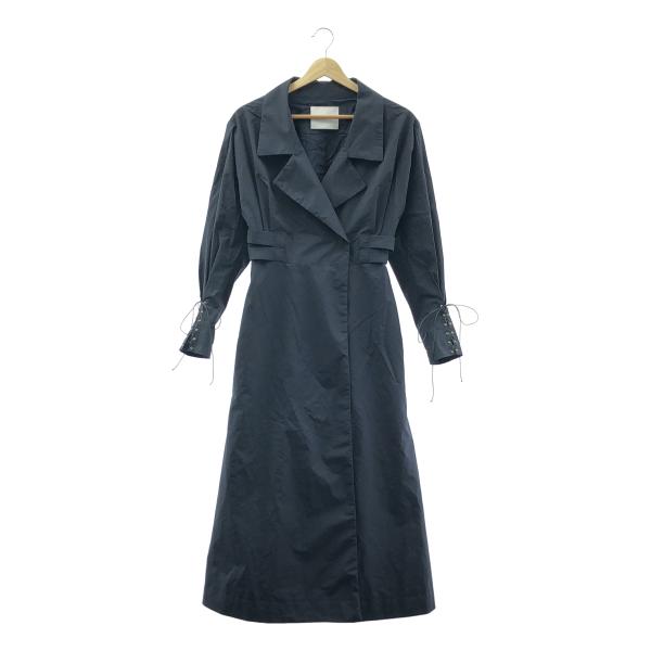 Mame Kurogouchi / マメクロゴウチ スリーブ レースアップ トレンチ