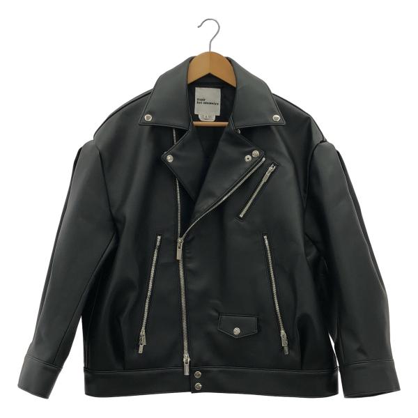 noir kei ninomiya ライダースジャケット　S Noir Kei Ninomiya faux-leather Biker Jacket | Black | FARFETCH