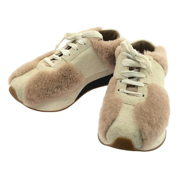 MARNI（マルニ） | BIGFOOT 厚底ファースニーカー | 38 | ピンク