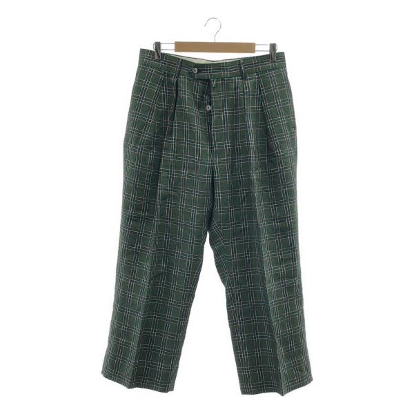 NEAT LINEN H CHECK WIDE TYPE1 リネン　46 NEAT】LINEN H CHECK WIDE TYPE 1 / ニート リネン チェック