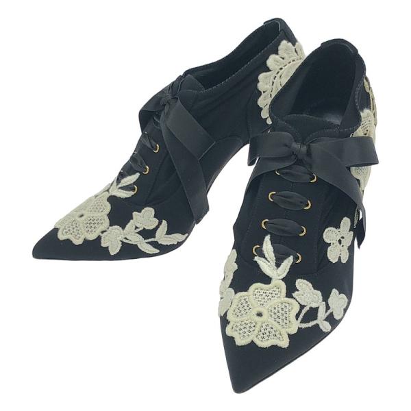 美品♡‪ ドルチェ&ガッバーナ パンプス ハートモチーフ ベロア イタリア製 ハート Dolce & Gabbana(ドルチェ&ガッバーナ) 靴・シューズ