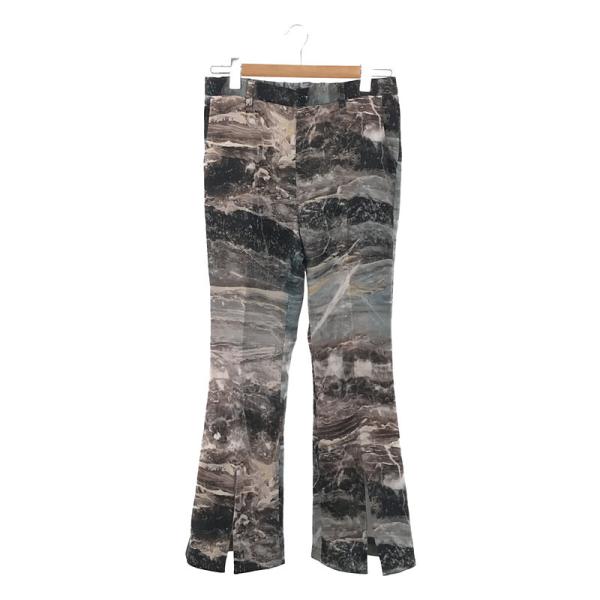 美品】 MIKAGE SHIN / ミカゲシン | 2022AW Slit Flare Pants / Blue