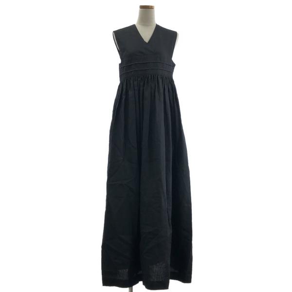 HYKE（ハイク） LINEN MAXI DRESS リネン マキシ ロングワンピース