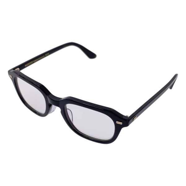 【美品】  MOSCOT / モスコット | GATKES スクエアシェイプ フレームメガネ | 49 □22-148 | ブラック kldclothing_b0nrsu7dpni3