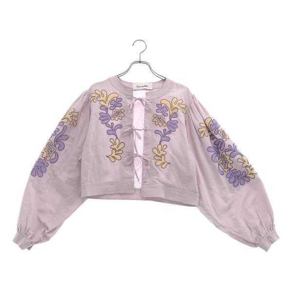美品 ✨Sara mallika サラマリカ コットン刺繍シャツ FREE sara mallika / サラマリカ Cotton Linen Patchwork Embroidery Top