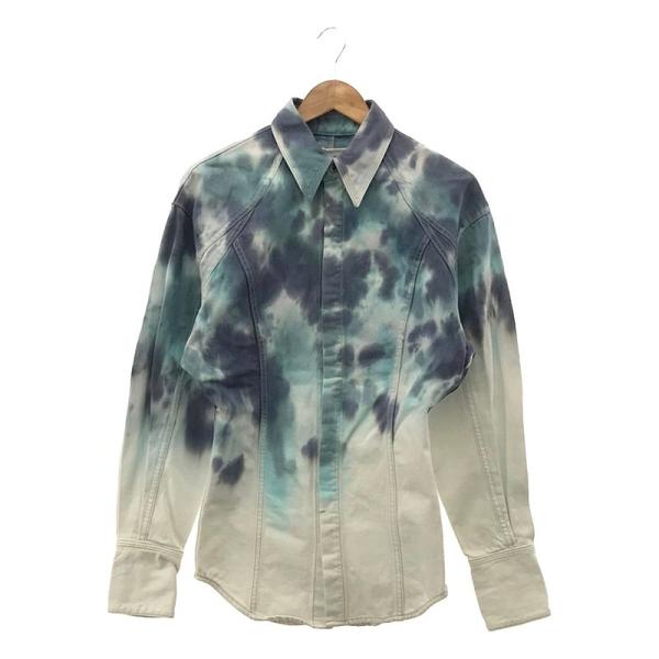 KANAKO SAKAI / カナコサカイ TIE DIE DENIM SHIRT タイダイ デニム