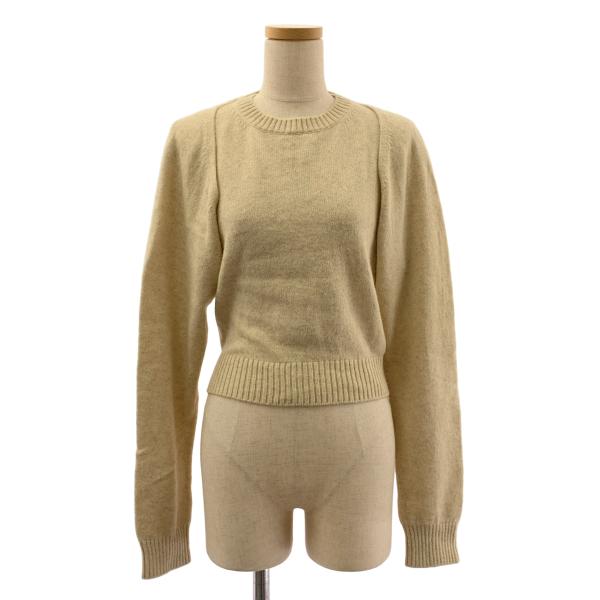 FUMIKA UCHIDA / フミカウチダ 7G YAK SEPARATE BACK SWEATER レイヤーニット セーター