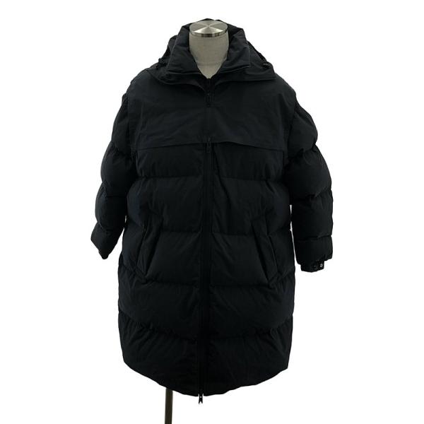 BOTTEGA VENETA / ボッテガヴェネタ | 2021AW | Salon 02 / Frosted Poplin パファー ダウン ジャケット コート | S | ブラック | メンズ BOTTEGA VENETA（ボッテガ・ヴェネタ） | 2021AW | Salon 02 / Frosted
