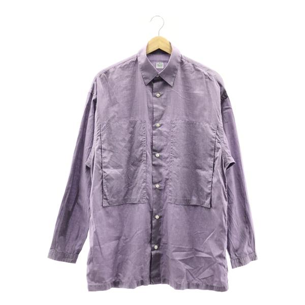 E.TAUTZ / イートウツ | SAVILE ROW コットン 長袖 シャツ XS パープル