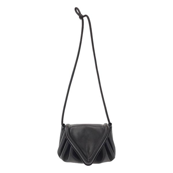 BOTTEGA VENETA / ボッテガヴェネタ | BEAK / ビーク レザー クロスボディ ショルダーバッグ | ダークブラウン | レディース BOTTEGA VENETA（ボッテガ・ヴェネタ） | BEAK / ビーク レザー クロス