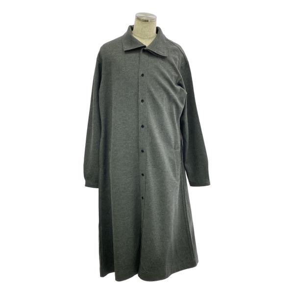 18AWヨウジヤマモトプルーオム ウールフーデッドロングコート Yohji Yamamoto POUR HOMME 【美品】 YOHJI YAMAMOTO POUR HOMME