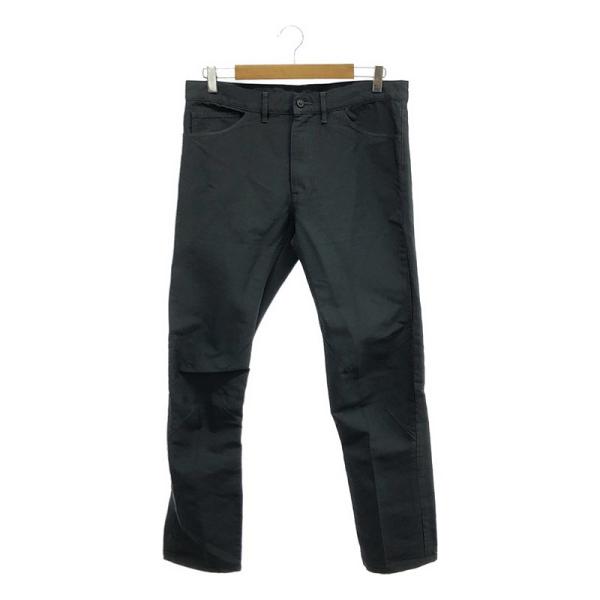 COMME des GARCONS HOMME PLUS / コムデギャルソンオムプリュス | 2019AW | ポリエステル 製品加工 スラックス パンツ | M | ブラック | メンズ COMME des GARCONS HOMME PLUS / コムデギャルソンオムプリュス