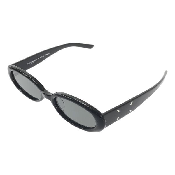 【美品】  Maison Margiela / メゾンマルジェラ | ×GENTLE MONSTER ジェントルモンスター / OVAL SUNGLASSES オーバルフレーム サングラス | 54□20-145 | ブラック kldclothing_k2n5koxf9f7o