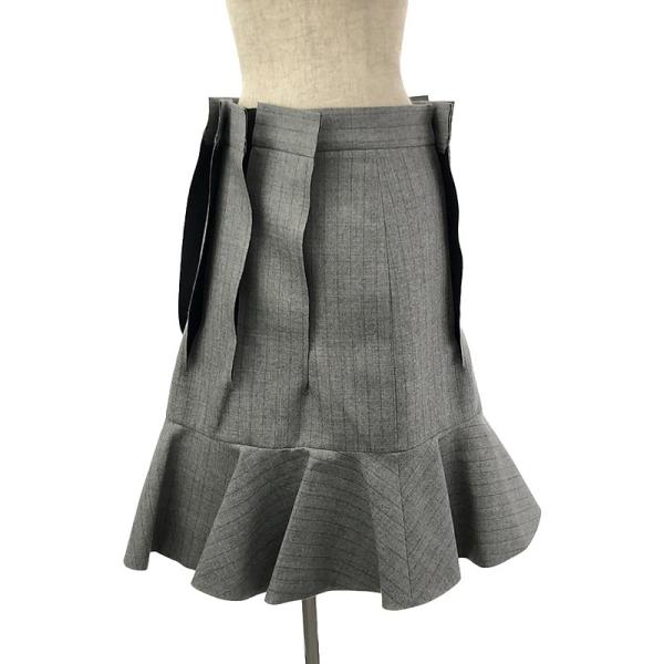 sacai（サカイ） | 2023AW | Wool Melton Stripe Skirt ウールメルトン