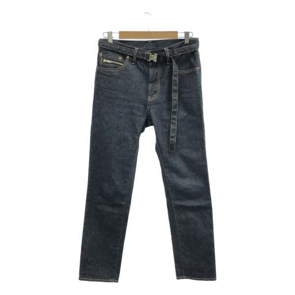 sacai / サカイ | 2023SS | Slim Tapered Denim Pants ベルテッド スリム テーパード デニムパンツ | 1 | インディゴ | メンズ sacai（サカイ） | 2023SS | Slim Tapered Denim Pants ベルテッド