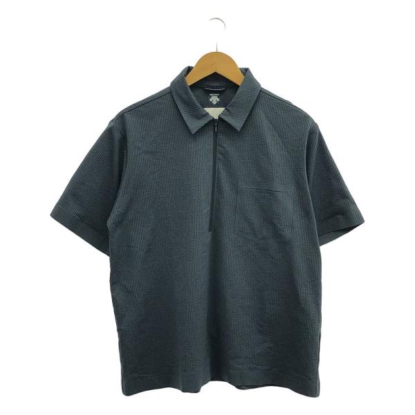 DESCENTE / デサント | SEERSUCKER HALF ZIP SHIRT シアサッカーハーフ