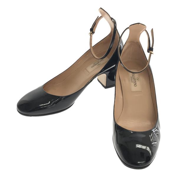 ヴァレンティノ VALEOTINO フラット パンプス 34 ベージュ エナメル ヴァレンティノ VALEOTINO フラット パンプス 34 ベージュ エナメル