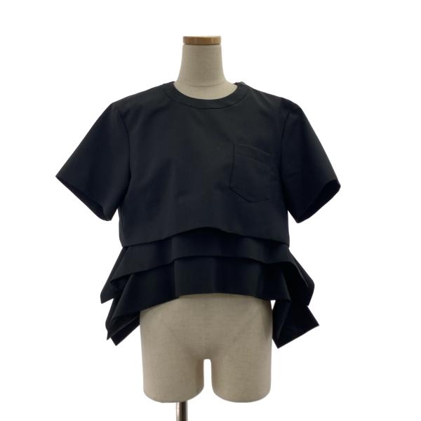 sacai（サカイ） Suiting Pullover カットデザイン ブラウス : KLD