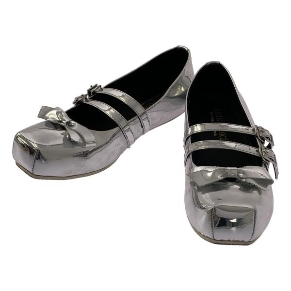 AKIKOAOKI / アキコアオキ Giselle Flat Mirror メタリック リボン