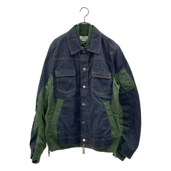 sacai（サカイ） ×A.P.C. / EIMI Denim Jacket ドッキング デニム