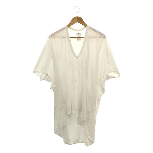 WMV / ダブルエムブイ | RUANA TEE 変形 ポンチョTシャツ | 1 | ホワイト | レディース WMV / ダブルエムブイ | RUANA TEE 変形 ポンチョTシャツ 1 ホワイト