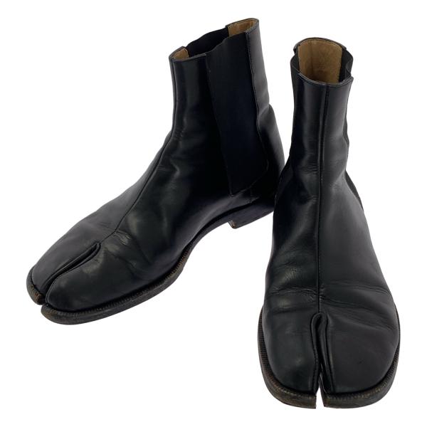 早い者勝ち❗️足袋ブーツ❗️マルジェラ❗️37 ヒール Maison Margiela（メゾンマルジェラ） tabi / タビ レザー サイドゴア