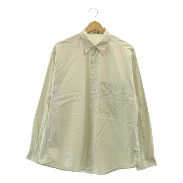 AURALEE（オーラリー） WASHED FINX TWILL BIG SHIRTS フィンクス